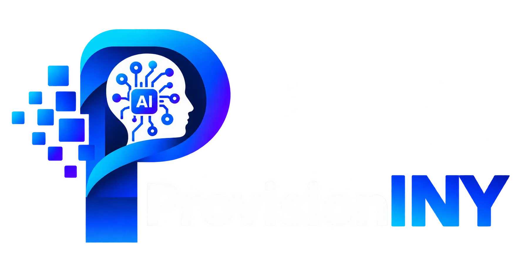 ProvisionINY white logo